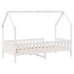 vidaXL Cadre de lit d'enfants forme de maison sans matelas pin