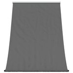 vidaXL Auvent rétractable anthracite 150x150 m tissu et acier