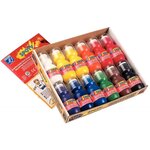 Assortiment de 12 applicateurs de 70 ml de gouache liquide SPOTY 12 couleurs assorties