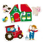 LISCIANI GIOCHI Puzzle Baby duo la ferme