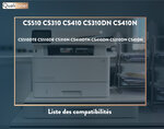 Qualitoner x2 toners cs510 cs310 cs410 cs310dn cs410n noir compatible pour lexmark