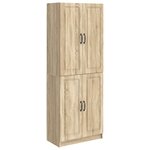 vidaXL Ensemble de Meubles 2 Pièces Chêne Sonoma Bois d'ingénierie
