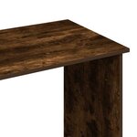 vidaXL Bureau chêne fumé 80x40x75 cm bois d'ingénierie