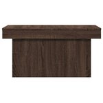 vidaXL Table basse chêne marron 100x55x40 cm bois d'ingénierie