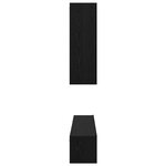vidaXL Ensemble meuble TV 6 Pièces Chêne noir 30 5 x 30 x 90 cm