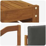 vidaXL Ensemble de canapés d'extérieur 8 Pièces Naturel et Anthracite