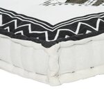 Vidaxl ensemble de coussins de palette de jardin 2 pièces imprimé