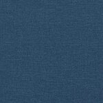 vidaXL Cadre de lit sans matelas bleu 140x200 cm tissu