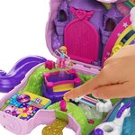 POLLY POCKET Coffret Licorne Surprises - Piñata Licorne Féérique + de 25 accessoires
