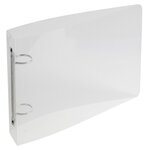 Classeur Pour Fiches Bristol 100x150 2 Anneaux 25mm Polypropylène Crystal Colours - Couleurs Assorties - X 10 - Exacompta