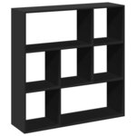 vidaXL Étagère séparatrice de pièce noir 102x29x103 5 cm