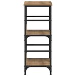 vidaXL Bibliothèque chêne artisanal 50x33x82 cm bois d'ingénierie