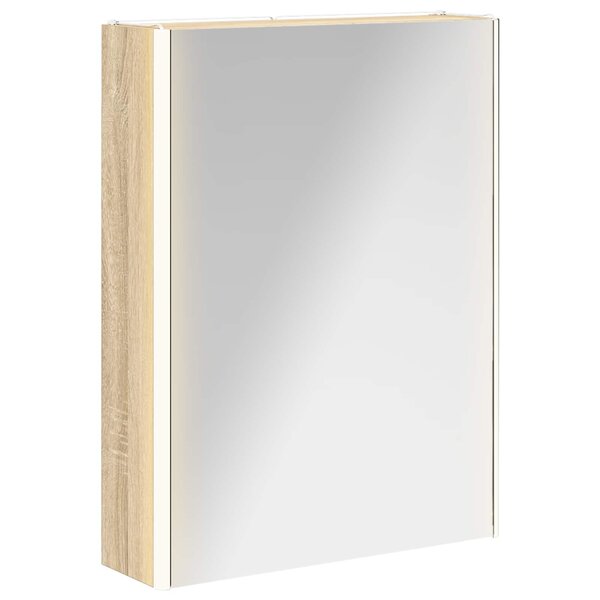 vidaXL Armoire Miroir de Salle de Bain Chêne Sonoma