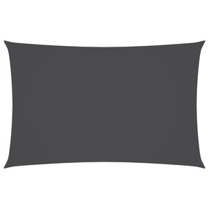 vidaXL Voile de parasol tissu oxford rectangulaire 2 5x5 m anthracite