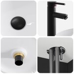vidaXL Meuble de lavabo mural Noir 49 x 44 5 x 66 cm Bois d'ingénierie