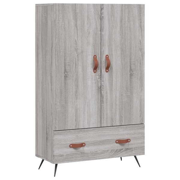 vidaXL Buffet haut sonoma gris 69 5x31x115 cm bois d'ingénierie