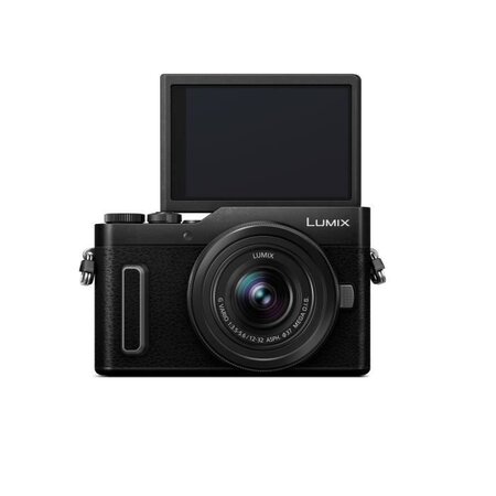 PANASONIC Hybride Compact Lumix DC-GX880KEFK - Noir + Lumix 12-32 F3.5-5.6 (Capteur 4/3 16MP, AF DFD, Vidéo 4K, WiFi)