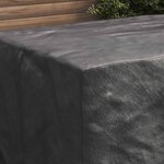 vidaXL Housse pour meubles Uni Noir 172 x 113 x 73 cm 210D