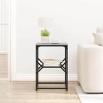 vidaXL Table d'appoint Sonoma gris 41 x 40 x 60 cm