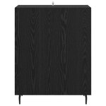vidaXL Buffet Chêne noir 69 5 x 34 x 90 cm Bois d'ingénierie
