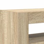 vidaXL Buffet Chêne sonoma 116 x 30 x 75 cm Bois d'ingénierie