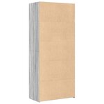 vidaXL Buffet haut sonoma gris 80x42 5x185 cm bois d'ingénierie