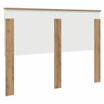 vidaXL Tête de lit Chêne artisanal 140 cm Bois d'ingénierie