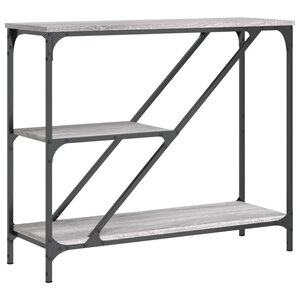 vidaXL Table console sonoma gris 88 5x30x75 cm bois d'ingénierie