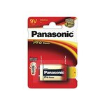 Pile Alcaline Pro Power GOLD 6LR61/9V Block PANASONIC