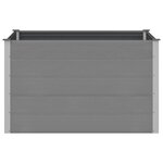 vidaXL Lit surélevé de jardin WPC 150x100x91 cm Gris