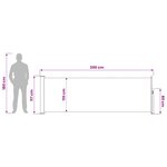 vidaXL Store latéral rétractable 120 x 300 cm Polyester Rectangulaire