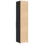 vidaXL Buffet haut noir 40x42 5x185 cm bois d'ingénierie