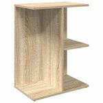 vidaXL Table de chevet chêne sonoma 46 5x29x61 cm bois d'ingénierie