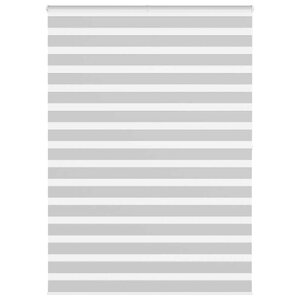 vidaXL Store zèbre gris clair largeur du tissu 150 9 cm polyester