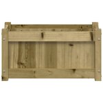 vidaXL Jardinières 2 Pièces bois de pin imprégné