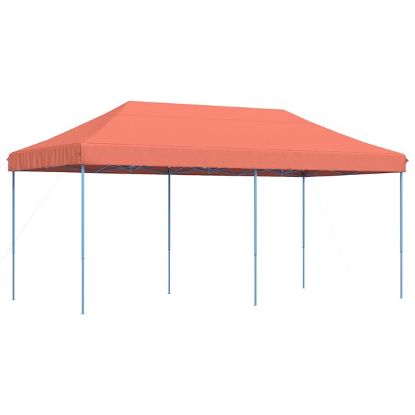 vidaXL Tente de fête 292 x 580 x 315 cm Terre cuite Tissu Oxford