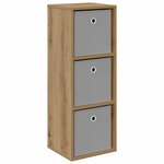 vidaXL Buffet Chêne artisanal 30 5 x 27 x 84 5 cm