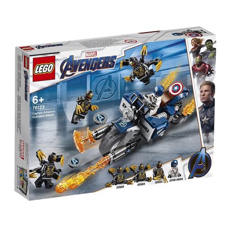 LEGO 76123 Marvel - Captain America : Outriders Attack