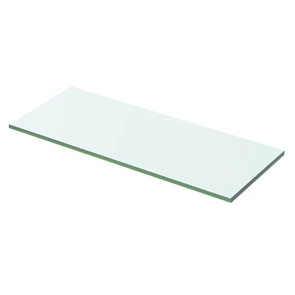 vidaXL Panneau d’étagère Verre transparent 50 x 15 cm