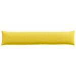 vidaXL Coussins de canapé 2 Pièces Jaune clair 200 x 40 cm tissu