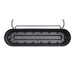 Balconnière rectangulaire 11 L - Ø 70 x 26 x 17 7 cm - Plastique - Anthracite