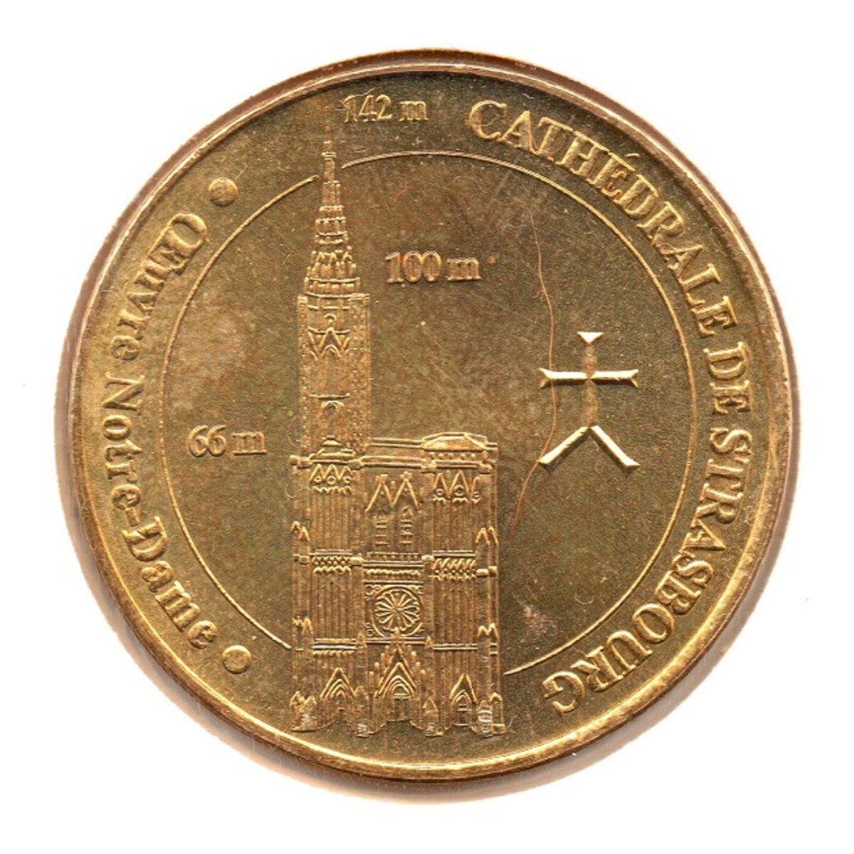 MÉDAILLES TOURISTIQUES Médaille touristique, Cathédrale de la Résurrection, Evry fme_840064