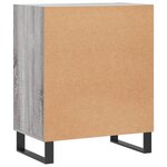 vidaXL Buffet sonoma gris 57x35x70 cm bois d'ingénierie