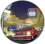 Pièce de monnaie en Argent 1 Dollar g 31.1 (1 oz) Millésime 2025 America's Famous Roads ROUTE