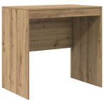 vidaXL Bureau Chêne Artisanal 80x50x76 cm Bois composite