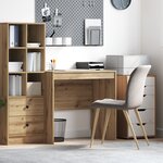 vidaXL Bureau Chêne Artisanal 80x50x76 cm Bois composite
