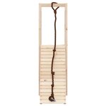 vidaXL Maisonnette de jeu avec mur d'escalade bois massif de pin
