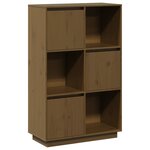 vidaXL Buffet Marron miel 74x35x117 cm Bois massif de pin