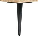 vidaXL Table de chevet chêne sonoma 40x40x66 cm bois d'ingénierie