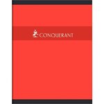 Cahier scolaire piqûre papier 70 grammes Couverture carte assortie 17x22 cm 96 pages grands carreaux